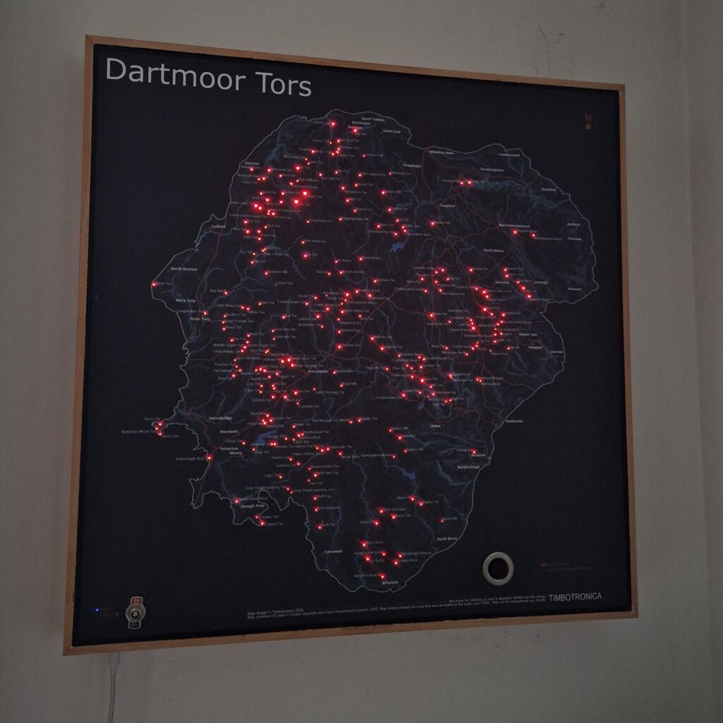 Dartmoor Interactive Adventure Map T005-T009